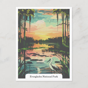 Everglades National Park, Florida, Verenigde State Briefkaart