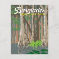 Everglades National Park Illustratie Reiskunst