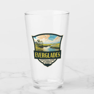 Everglades National Park Illustratie Reiskunst Glas