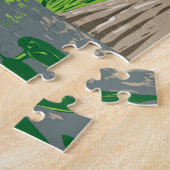 Everglades National Park Illustratie Reiskunst Legpuzzel (Zijkant)