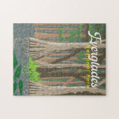 Everglades National Park Illustratie Reiskunst Legpuzzel (Horizontaal)