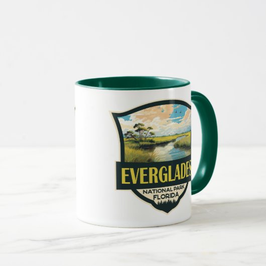 Everglades National Park Illustratie Reiskunst Mok (Voorkant rechts)