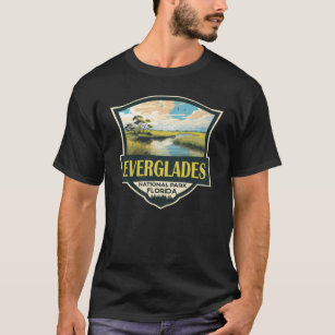 Everglades National Park Illustratie Reiskunst T-shirt