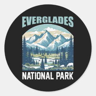 Everglades National Park Natuur Wandelen Buiten Tr Ronde Sticker