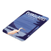 Everglades National Park Night Egret  Magneet (Linkerzijde)