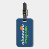 Everglades National Park Retro Bagagelabel (Voorkant verticaal)