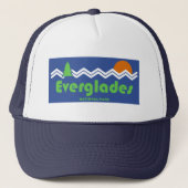 Everglades National Park Retro Trucker Pet (Voorkant)