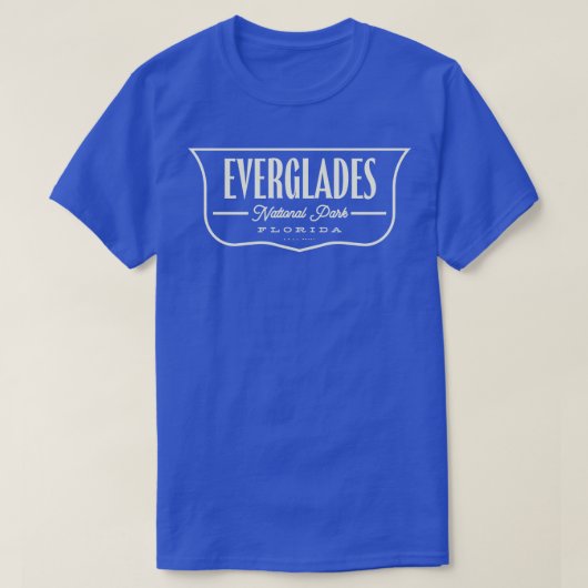 Everglades National Park Shield Tan T-shirt (Design voorkant)