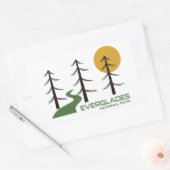 Everglades National Park Trail Rechthoekige Sticker (Envelop)