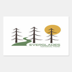 Everglades National Park Trail Rechthoekige Sticker