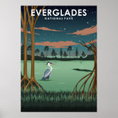 Everglades National Park Travel Poster (Voorkant)