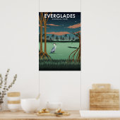 Everglades National Park Travel Poster (Keuken)
