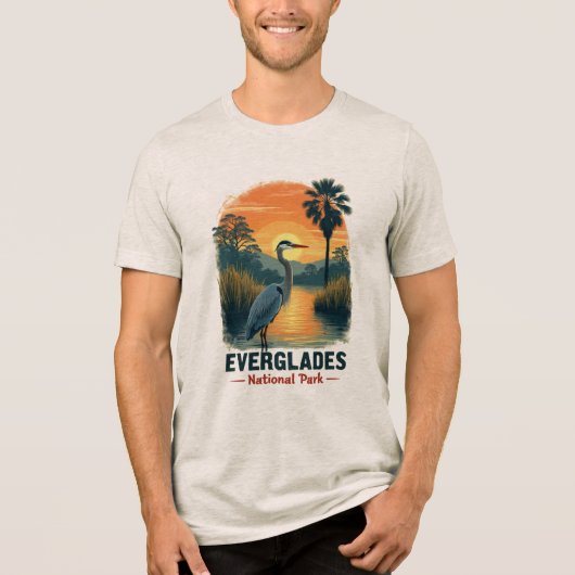Everglades National Park Tri-Blend Shirt (Voorkant)
