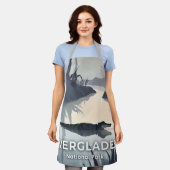 Everglades National Park | Watercolor Alligator Schort (Gedragen)