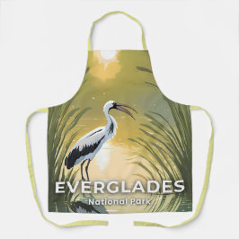 Everglades National Park | Waterverf Ooievaar Schort