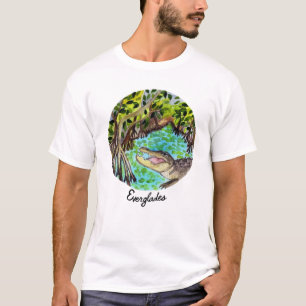 Everglades National Park Waterverf T-shirt