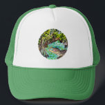 Everglades National Park Waterverf Trucker Pet<br><div class="desc">Bekijk deze geweldige waterverf illustratie van het Everglades National Park en maak je klaar voor wat avonturen! Bekijk mijn winkel ook voor meer design!</div>
