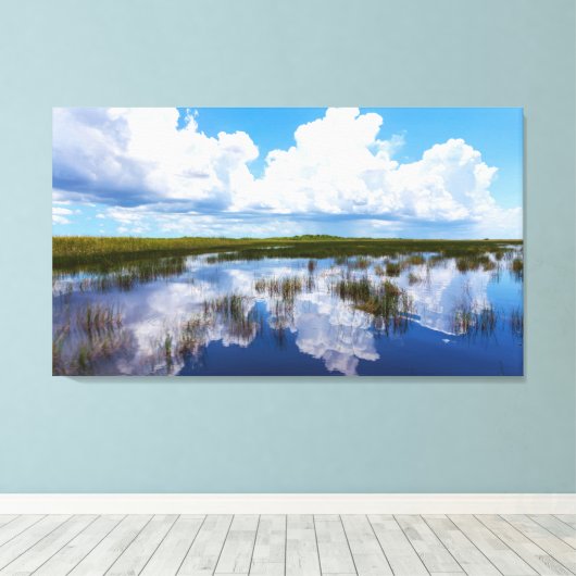 Everglades Natural Landscape Canvas Afdruk (Insitu (Houten vloer))