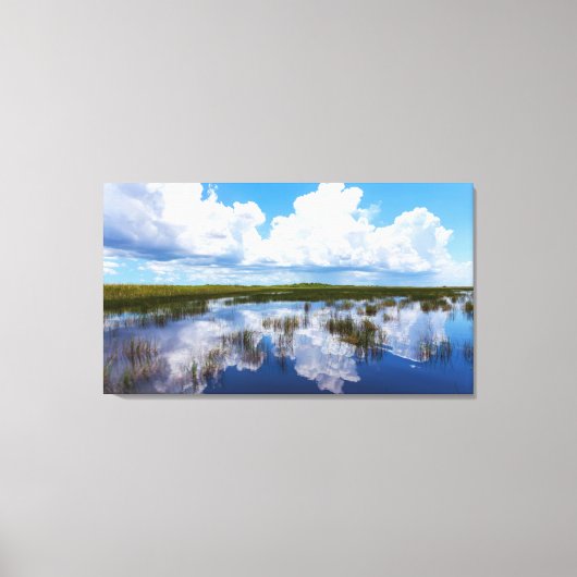 Everglades Natural Landscape Canvas Afdruk (Voorkant)