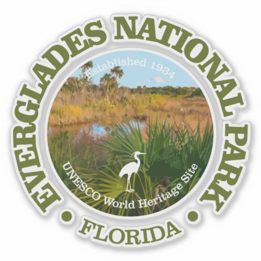 Everglades NP2 Sticker (Voorkant)