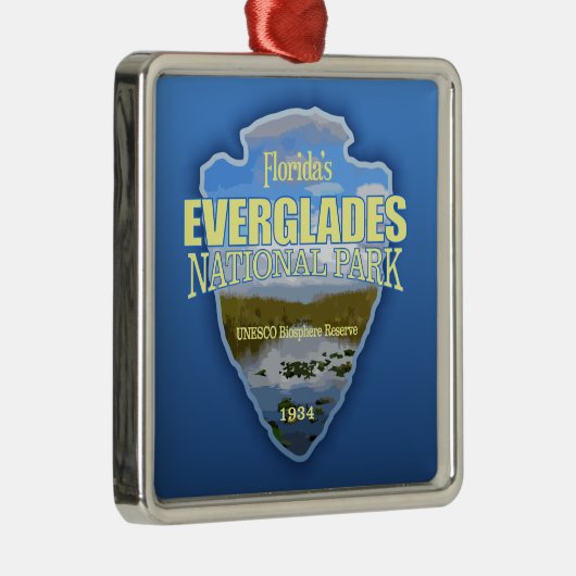 Everglades NP (pijlpunt) Metalen Ornament (Rechts)
