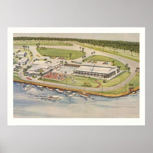 Everglades Rod & Gun Club Poster Afdruk