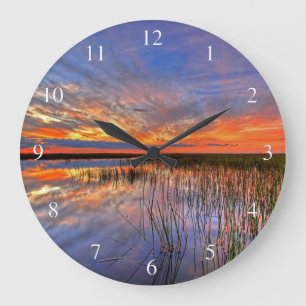 Everglades Sunset Grote Klok