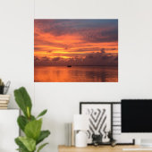 Everglades Sunset Poster (Thuiskantoor)