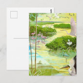 Everglades Vogelansichtkaart Briefkaart (Voorkant / Achterkant)