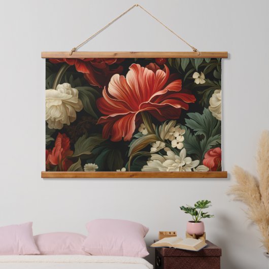 Everglow Noel Bloemen Botanisch Hangend Wandkleed (Slaapkamer)