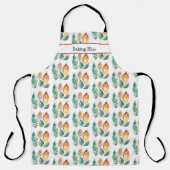 Evergreen & Amber Foliage Art, op maat Schort (Voorkant)