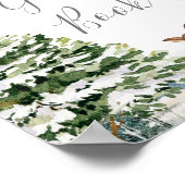 Evergreen Animal Winter Nederland Gastboek Poster (Hoek)