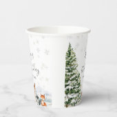 Evergreen Animal Winter Nederland Verjaardag Papieren Bekers (Links)