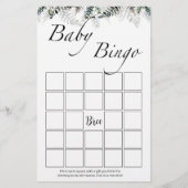 Evergreen baby bingo (Voorkant)