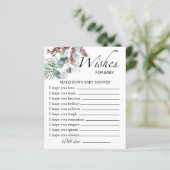 Evergreen baby, het is koud buiten de wensen voor  (Staand voorkant)