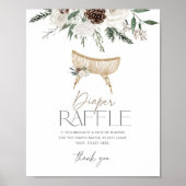 Evergreen Baby het is koud buiten luier raffle Pos Poster (Voorkant)