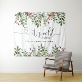 Evergreen Baby het is koud buiten Wandkleed (In Situ (horizontaal))