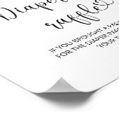 Evergreen Baby is koud buiten het luiercircuit Poster (Hoek)