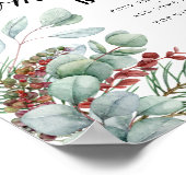 Evergreen baby is koud buiten mam-osa bar poster (Hoek)