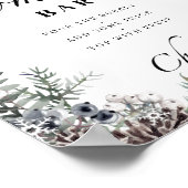 Evergreen baby is koud buiten mam-osa bar poster (Hoek)