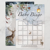 Evergreen baby shower baby bingo (Voorkant / Achterkant)