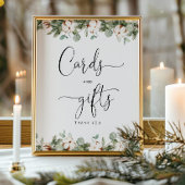 Evergreen baby shower kaarten en geschenken poster