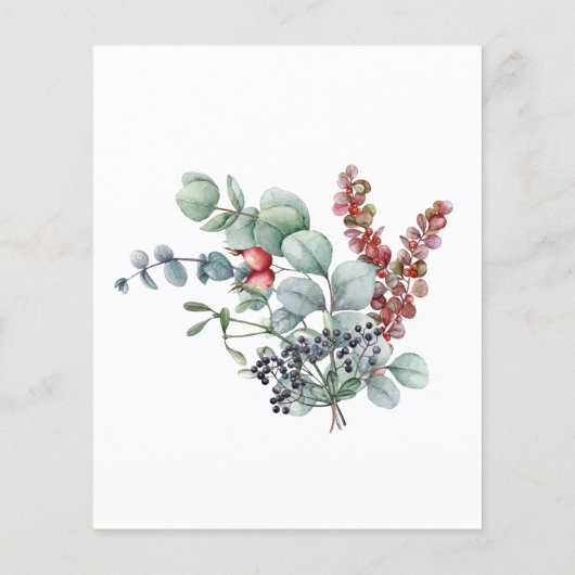 Evergreen Baby Trivia Baby shower Game (Achterkant)