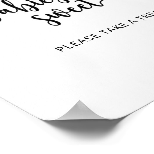 Evergreen baby's zijn zoet poster (Hoek)