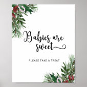 Evergreen baby's zijn zoet poster (Voorkant)