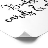 Evergreen  BOEKEN KAARTEN EN CADOUS  Poster (Hoek)