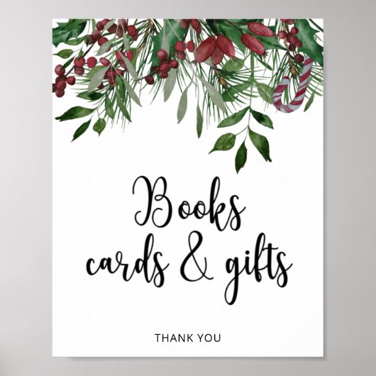Evergreen  BOEKEN KAARTEN EN CADOUS  Poster (Voorkant)