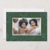 Evergreen Bramble | Festive Botanical Photo Feestdagenkaart (Voorkant)