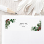 Evergreen branch etiket (Insitu)