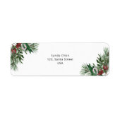 Evergreen branch etiket (Voorkant)